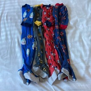 Carter’s Lot of 4 Footed Pajamas Size 18M